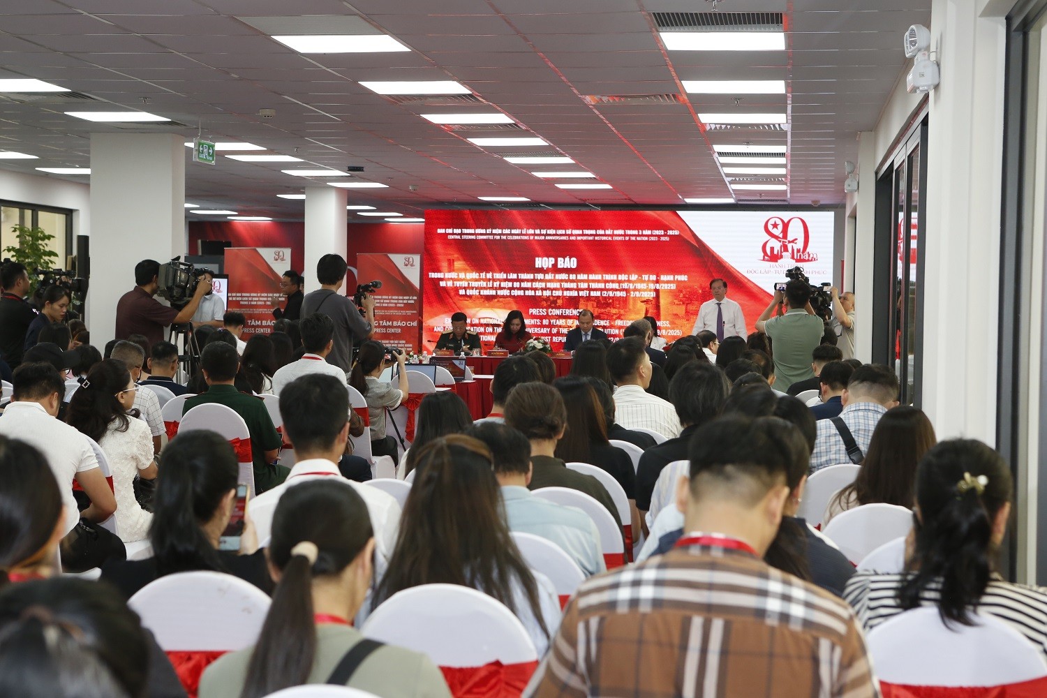 Khai trương Trung tâm báo chí Triển lãm thành tựu đất nước 80 năm hành trình Độc lập - Tự do - Hạnh phúc