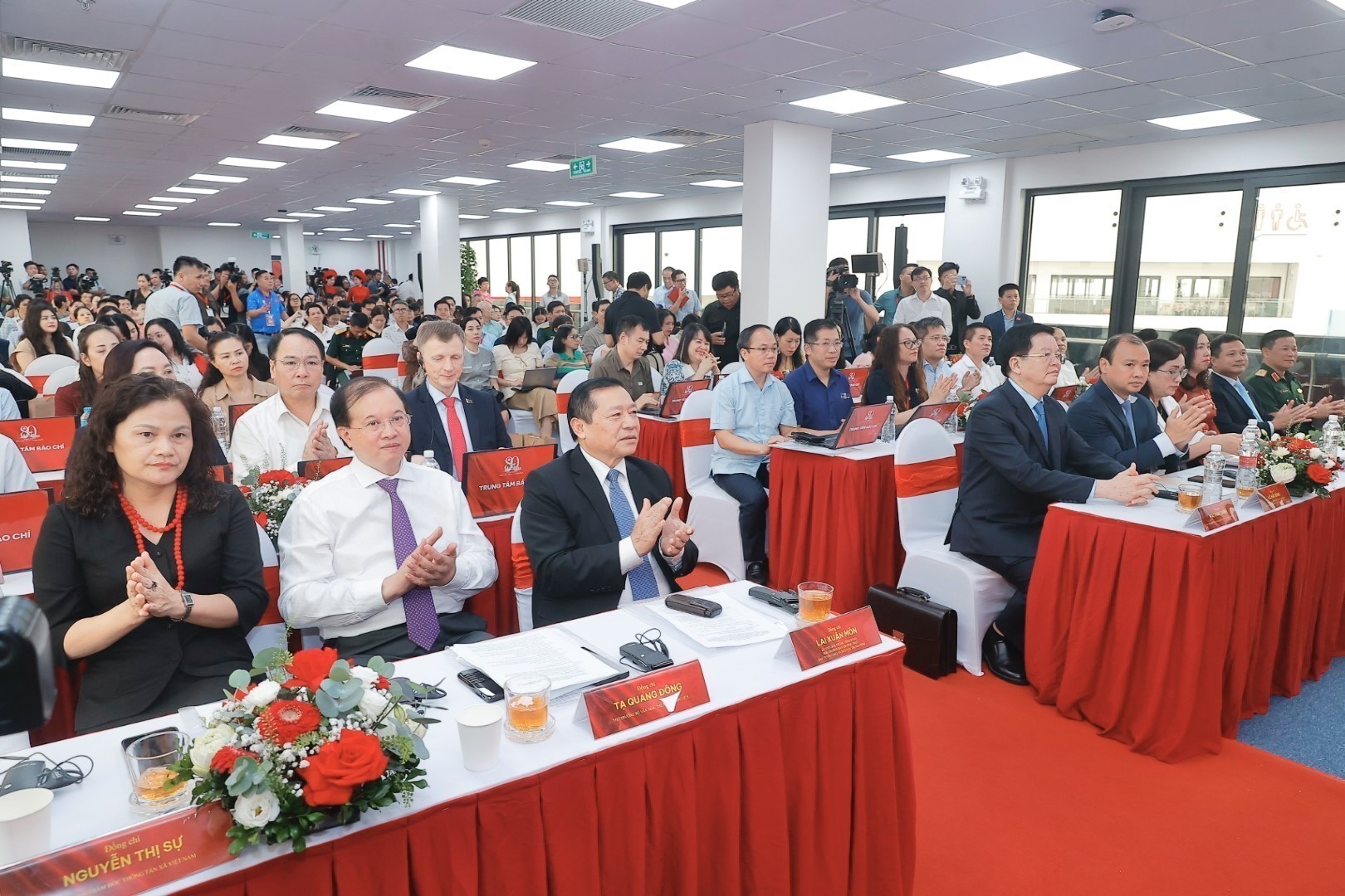 Khai trương Trung tâm báo chí Triển lãm thành tựu đất nước 80 năm hành trình Độc lập - Tự do - Hạnh phúc