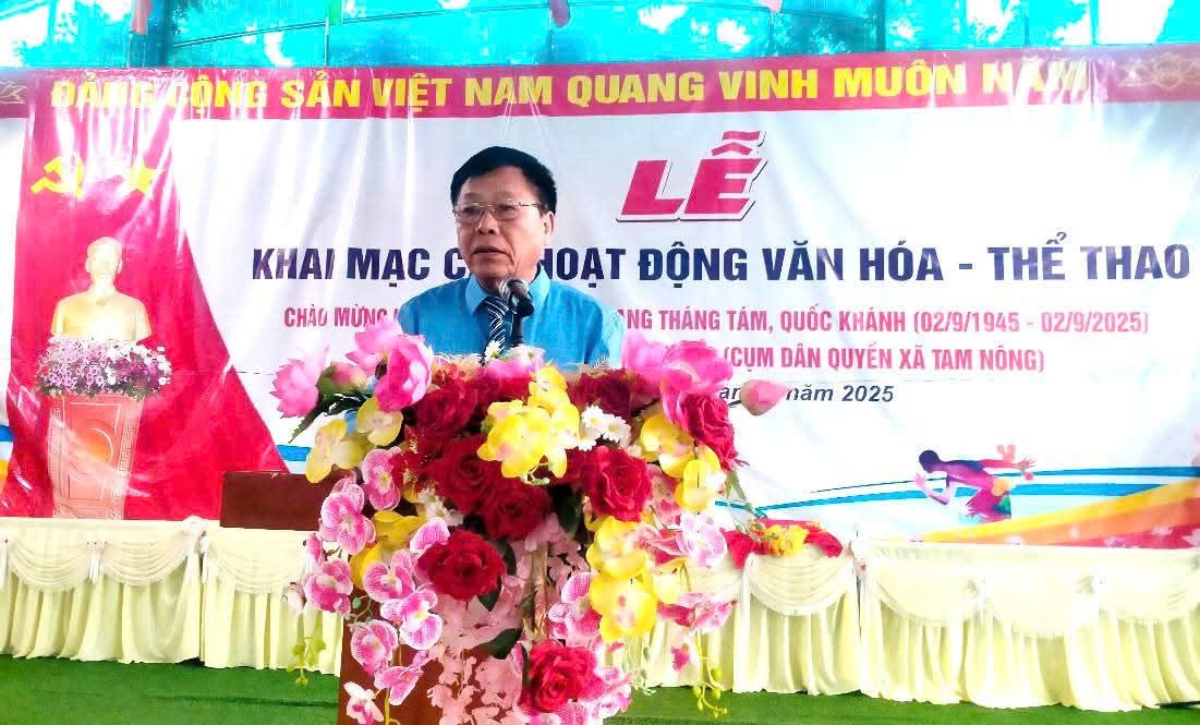 Xã Tam Nông Phú Thọ sôi nổi các hoạt động chào mừng kỷ niệm 80 năm cách mạng tháng 8, Quốc khánh 2/9 và chào mừng Đại Hội Đảng các cấp