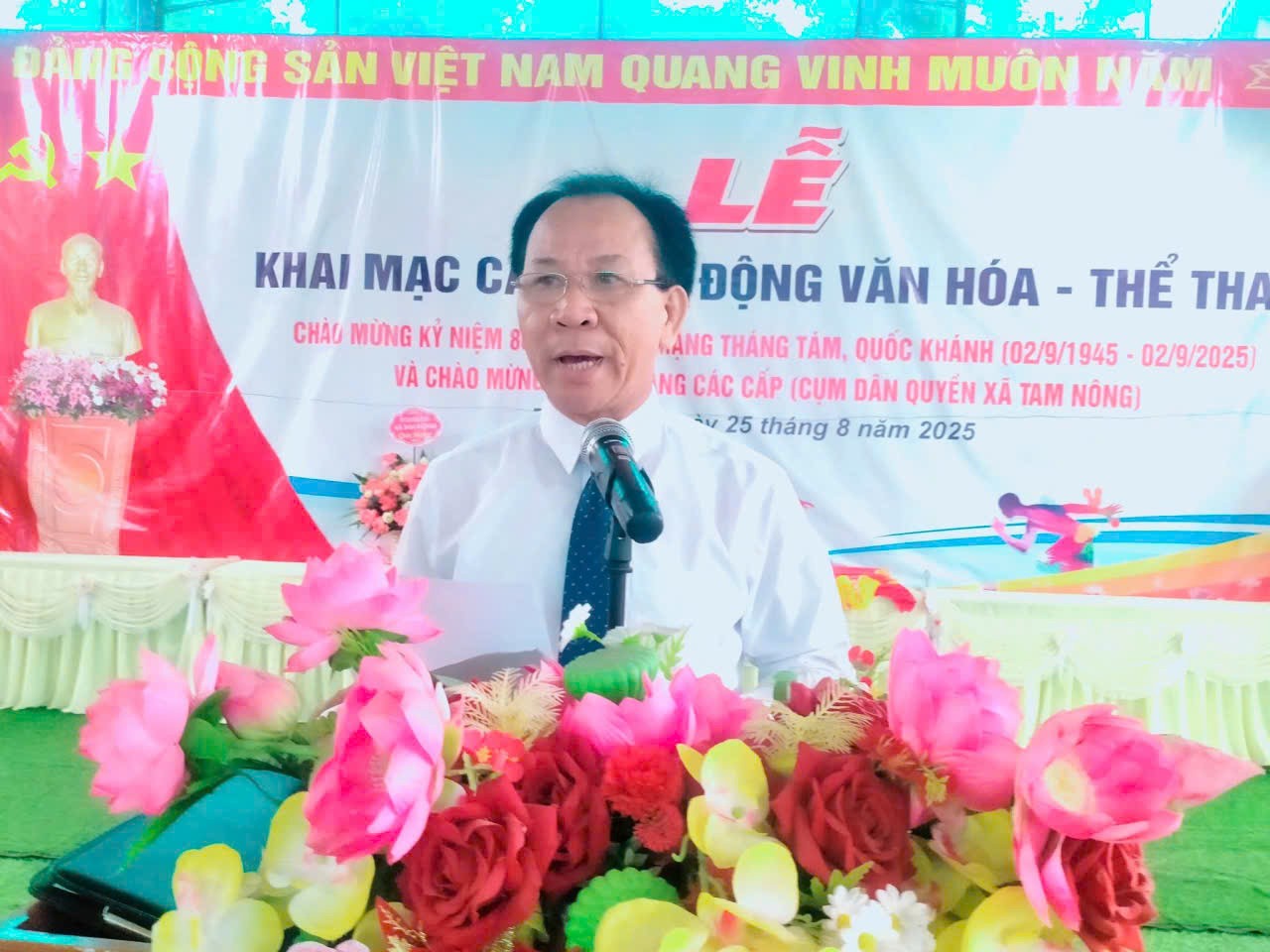 Xã Tam Nông Phú Thọ sôi nổi các hoạt động chào mừng kỷ niệm 80 năm cách mạng tháng 8, Quốc khánh 2/9 và chào mừng Đại Hội Đảng các cấp