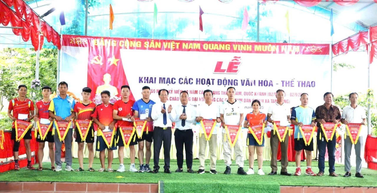 Xã Tam Nông Phú Thọ sôi nổi các hoạt động chào mừng kỷ niệm 80 năm cách mạng tháng 8, Quốc khánh 2/9 và chào mừng Đại Hội Đảng các cấp