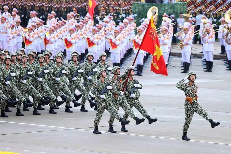 Khối chiến sĩ Đặc công - Ảnh: VGP/Nhật Bắc Khối chiến sĩ Đặc công - Ảnh: VGP/Nhật Bắc