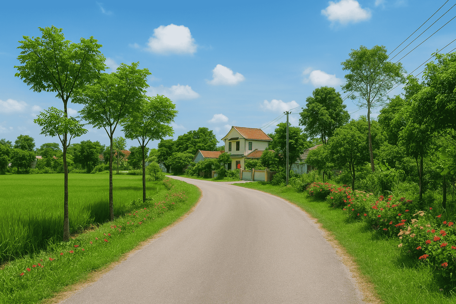 Xã Chấn Hưng hướng tới mục tiêu “về đích” xã nông thôn mới kiểu mẫu