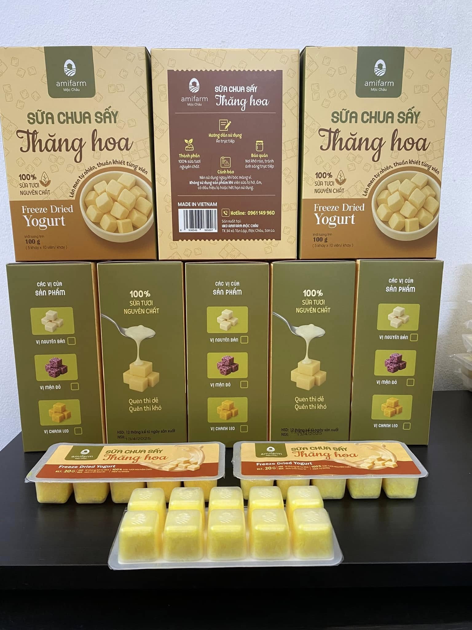 Hỗ trợ ứng dụng máy móc thiết bị sản xuất, chế biến sữa chua khô