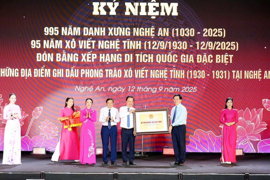 Nghệ An kỷ niệm 995 năm danh xưng và 95 năm Xô Viết Nghệ Tĩnh