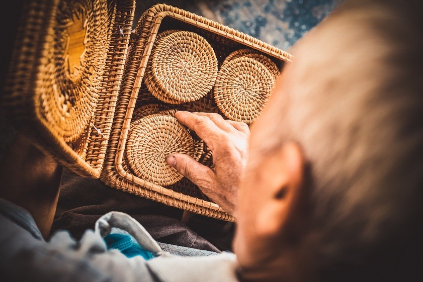 Sản phẩm của làng nghề mây tre đan Phú Vinh (Ảnh: sưu tầm) Sản phẩm của làng nghề mây tre đan Phú Vinh (Ảnh: sưu tầm)