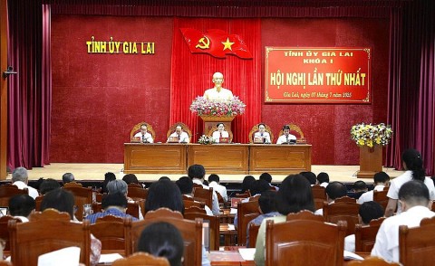 dai hoi dang bo tinh gia lai lan thu i mo ra chang duong phat trien moi giau khat vong va quyet tam