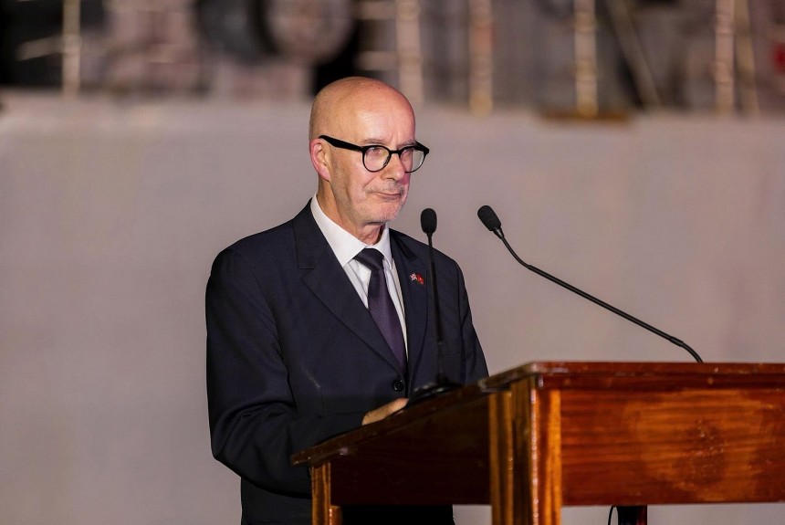 Đặc phái viên thương mại của Vương quốc Anh với các nước Việt Nam, Thái Lan, Campuchia và Lào Matt Western chia sẻ cảm nghĩ. Nguồn: Đại sứ quán Anh tại Việt Nam