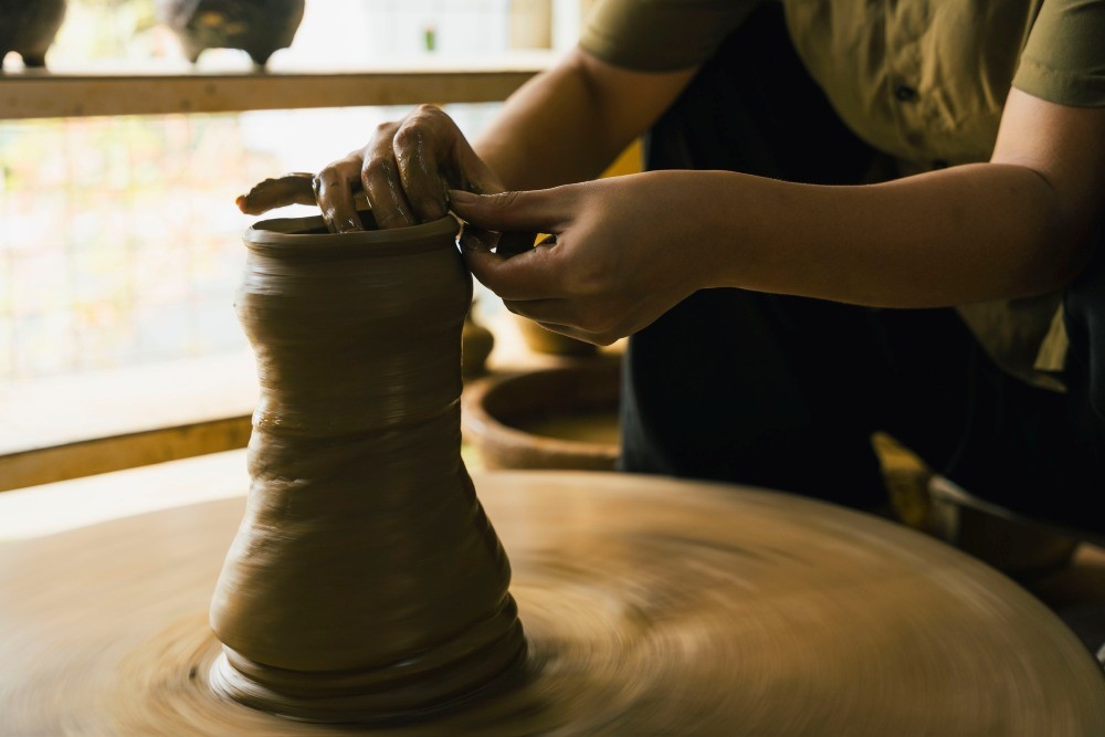 Làng gốm Thanh Hà hơn 500 năm tuổi ở phường Hội An Tây, TP Đà Nẵng. Ảnh: Sơn Ka Làng gốm Thanh Hà hơn 500 năm tuổi ở phường Hội An Tây, TP Đà Nẵng. Ảnh: Sơn Ka