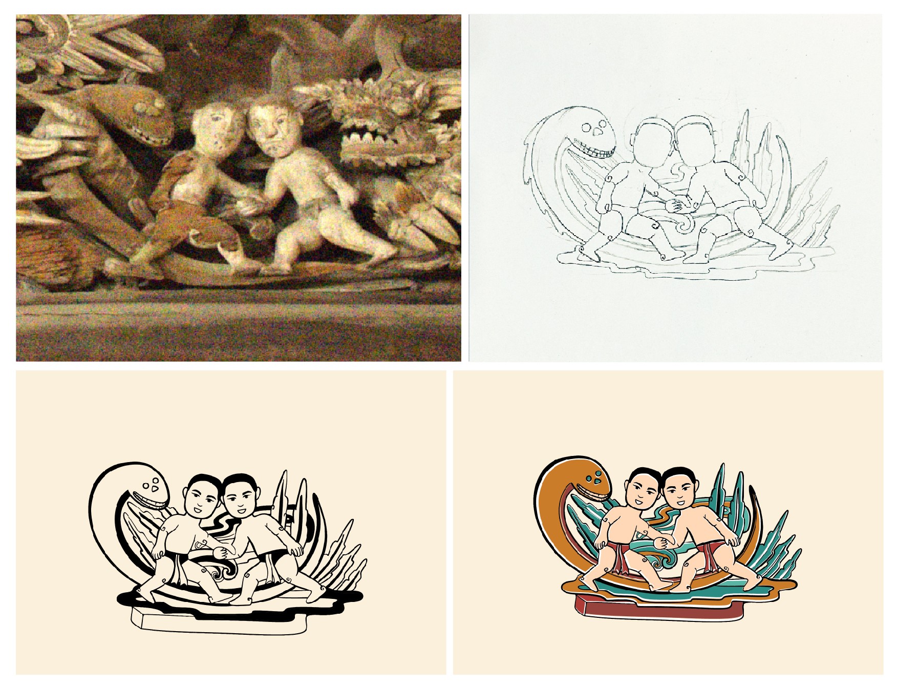 Khi hoa văn đình làng trở thành nguồn cảm hứng cho quà Tết Nguyên đán