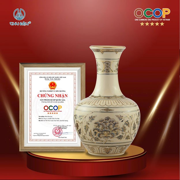 Gốm Chu Đậu tự hào với 5 sản phẩm đạt chứng nhận OCOP 5 sao Gốm Chu Đậu tự hào với 5 sản phẩm đạt chứng nhận OCOP 5 sao