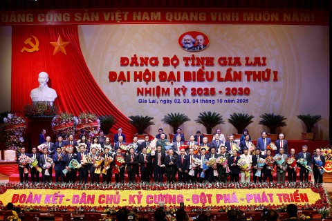 dai hoi dai bieu dang bo tinh gia lai lan thu i thanh cong tron ven mo ra chang duong phat trien moi