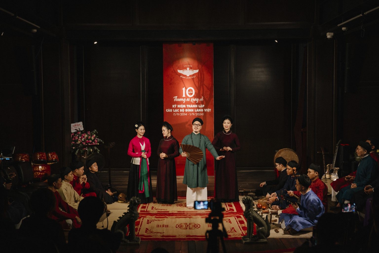 Âm vang “Chiếu chèo sân đình” giữa lòng Hoàng thành Thăng Long