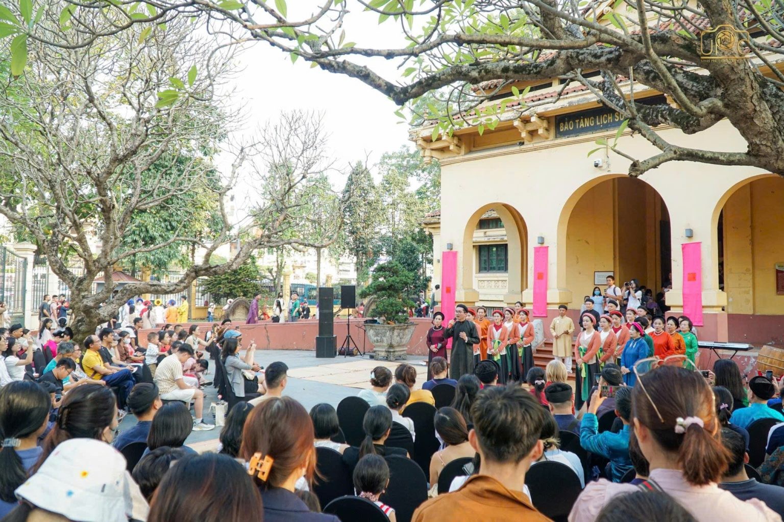 Âm vang “Chiếu chèo sân đình” giữa lòng Hoàng thành Thăng Long