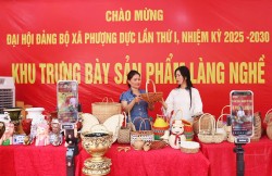 Phượng Dực sôi nổi chuẩn bị Triển lãm sản phẩm làng nghề sáng tạo OCOP 2025