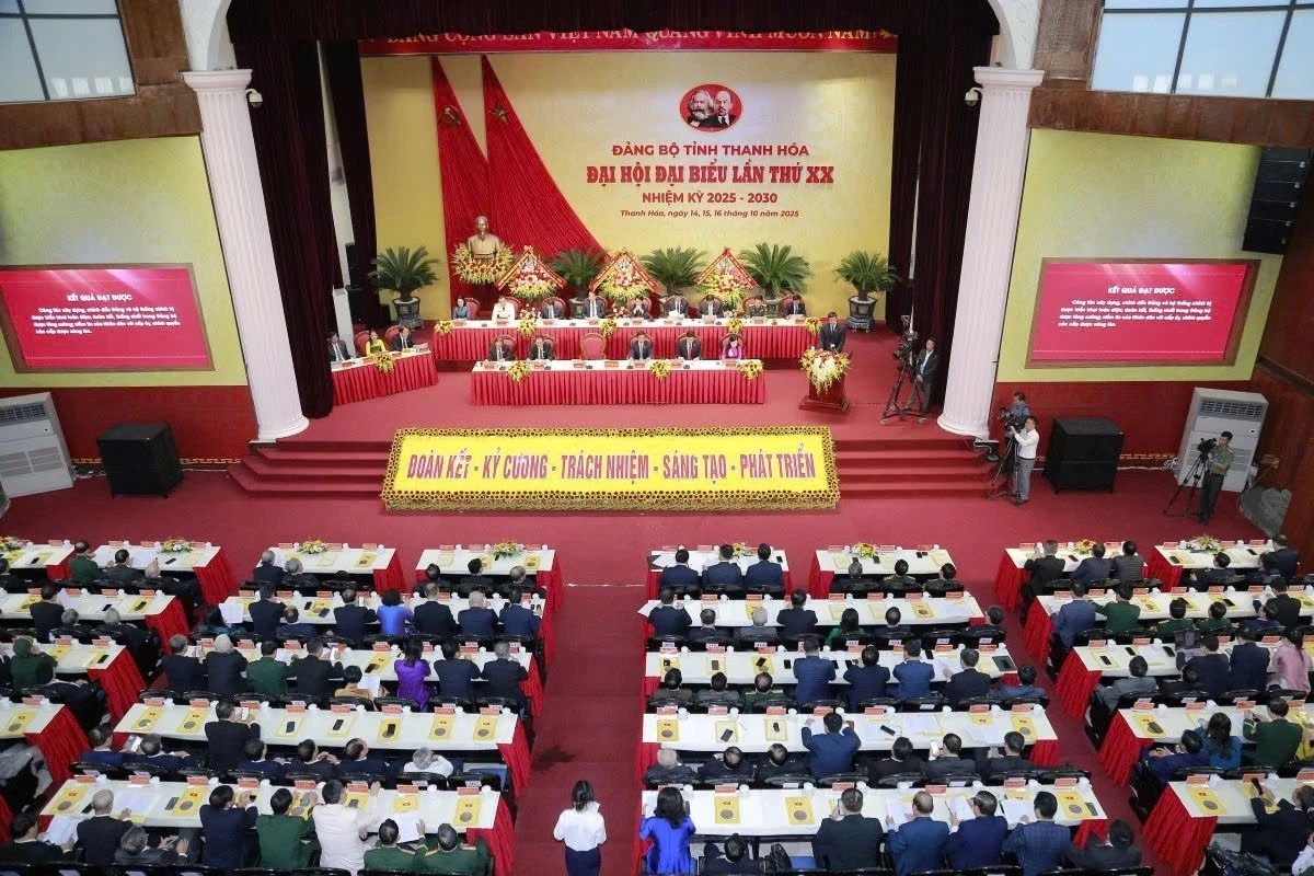 Thủ tướng Phạm Minh Chính dự khai mạc Đại hội Đảng bộ tỉnh Thanh Hóa