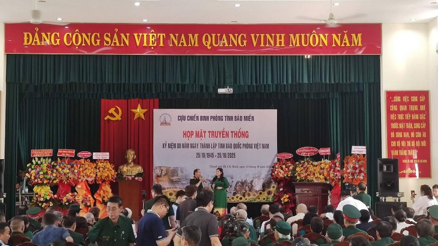 Toàn cảnh buổi lễ Kỷ niệm 80 năm Ngày thành lập Tình báo Quốc phòng Việt Nam