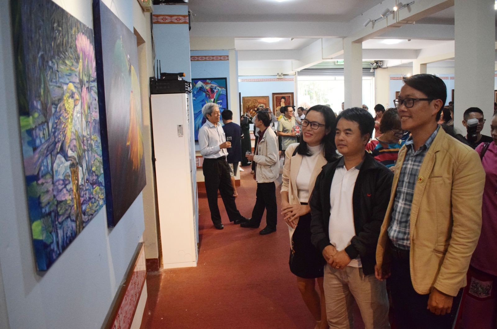 Triển lãm “Về miền đất đỏ” mang dấu ấn nữ họa sĩ ba miền hội tụ tại Gia Lai