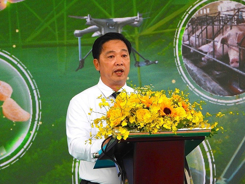 Ông Nguyễn Văn Thắng, Phó Giám đốc Sở Nông nghiệp và Môi trường tỉnh Đồng Nai công bố định hướng chiến lược chương trình OCOP ở địa phương đến năm 2030