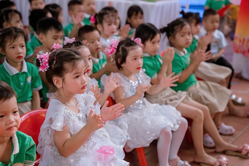 Trường mầm non Nga An Nâng cao chất lượng giáo dục toàn diện cho trẻ