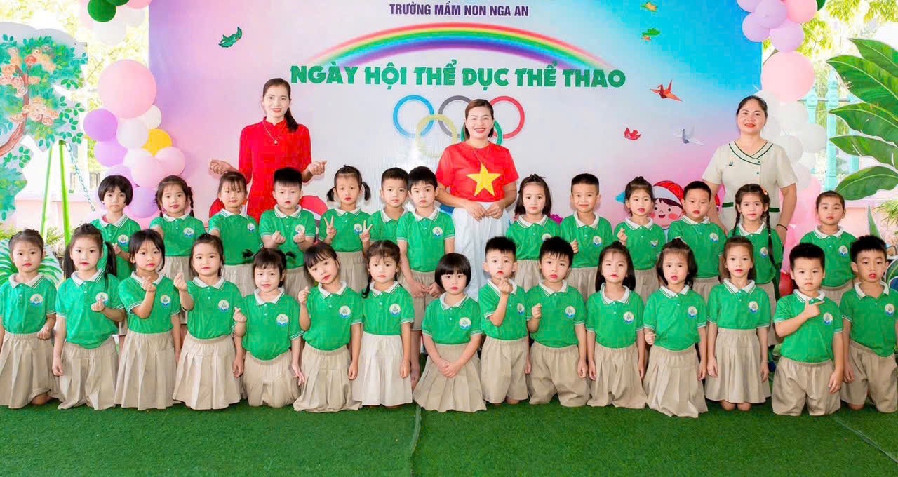 Trường mầm non Nga An tăng cường hoạt động thể chất cho trẻ Trường mầm non Nga An tăng cường hoạt động thể chất cho trẻ