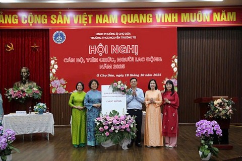 truong thcs nguyen truong to to chuc hoi nghi can bo vien chuc va nguoi lao dong nam hoc 2025 2026 thanh cong