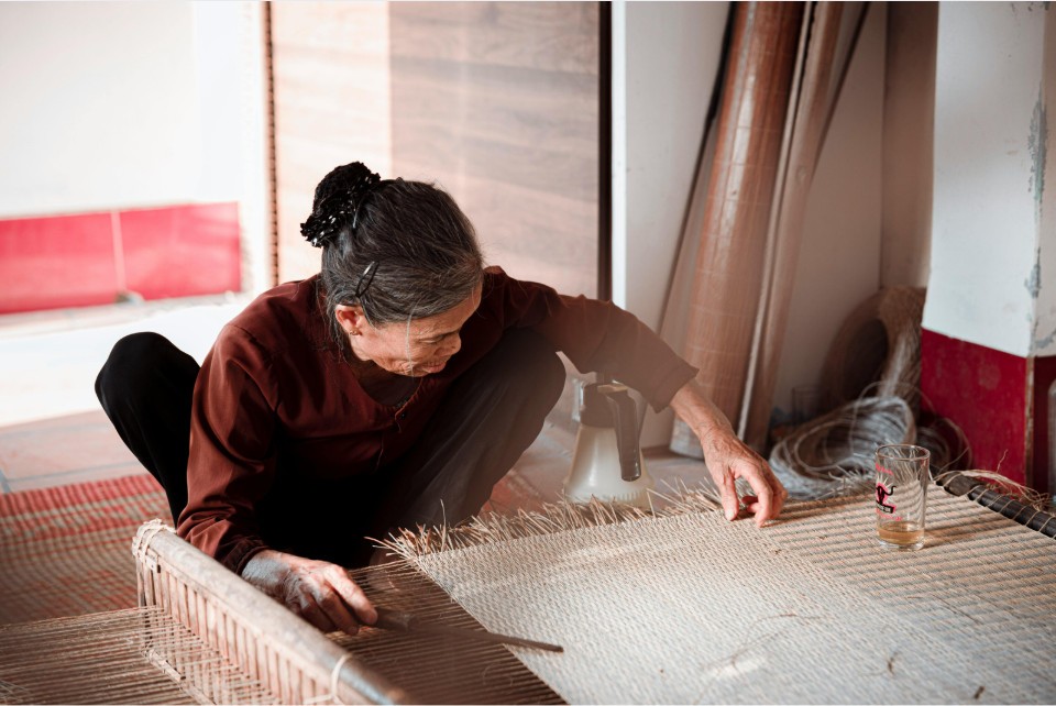 Nghề dệt chiếu cói Tiên Kiều giữa nhịp sống hiện đại