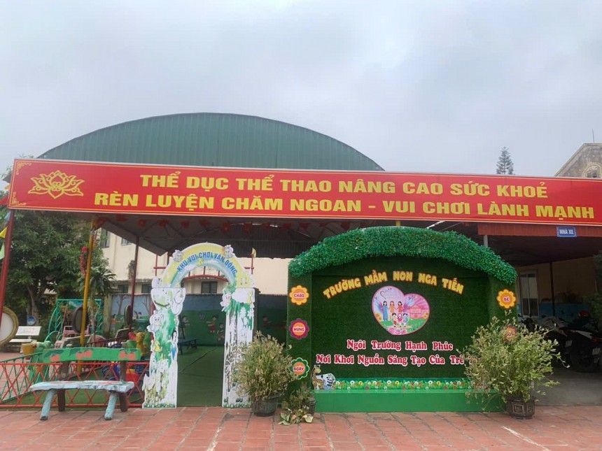 Trường mầm non Nga Tiến: Ngôi nhà thứ 2 của trẻ - Nơi lan tỏa sự yêu thương Trường mầm non Nga Tiến: Ngôi nhà thứ 2 của trẻ - Nơi lan tỏa sự yêu thương