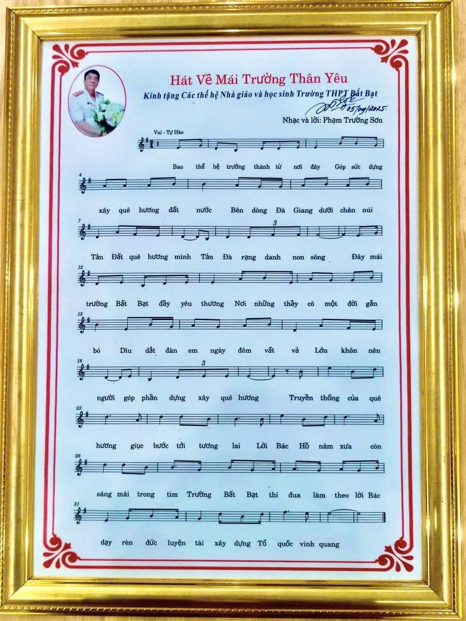 Tự hào về mái trường THPT Bất Bạt 60 năm xây dựng và trưởng thành