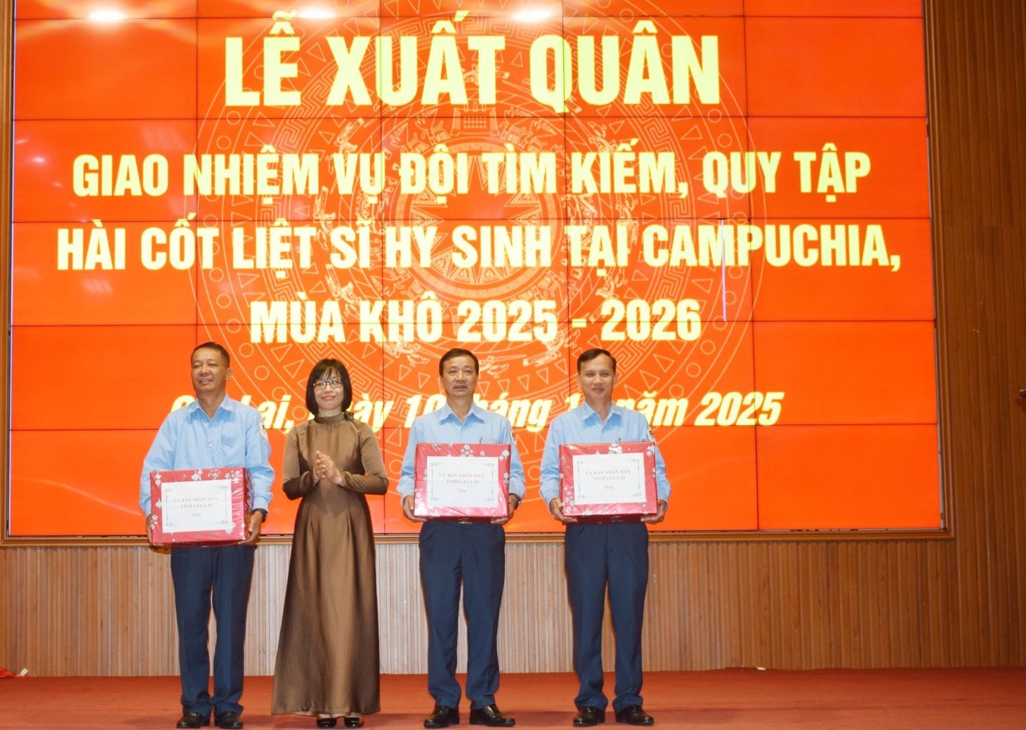 Gia Lai: Xuất quân tìm kiếm, quy tập hài cốt liệt sĩ hy sinh tại Campuchia Gia Lai: Xuất quân tìm kiếm, quy tập hài cốt liệt sĩ hy sinh tại Campuchia