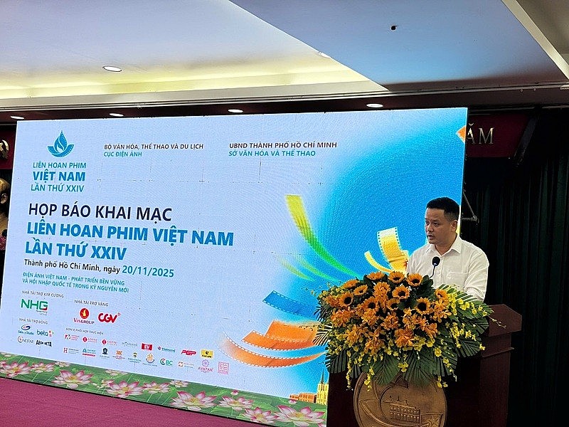 Ông Đặng Trần Cường - Cục trưởng Cục Điện ảnh thông tin về các hoạt động của Liên hoan Phim Việt Nam lần thứ XXIV Ông Đặng Trần Cường - Cục trưởng Cục Điện ảnh thông tin về các hoạt động của Liên hoan Phim Việt Nam lần thứ XXIV