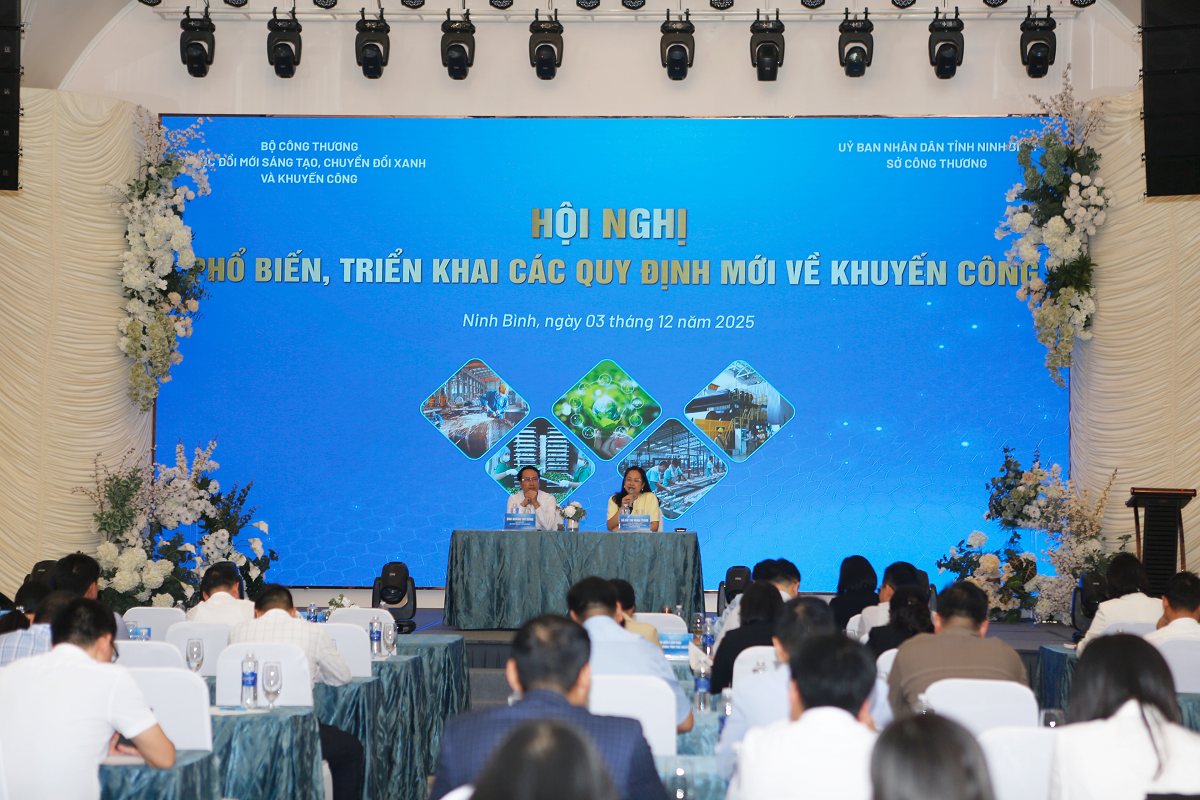 Cục Đổi mới sáng tạo, Chuyển đổi xanh và Khuyến công (Bộ Công Thương): Triển khai quy định mới về công tác khuyến công