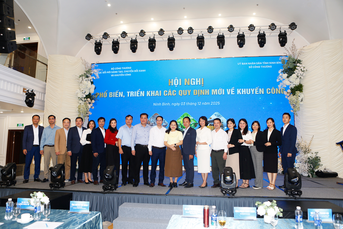 Cục Đổi mới sáng tạo, Chuyển đổi xanh và Khuyến công (Bộ Công Thương): Triển khai quy định mới về công tác khuyến công