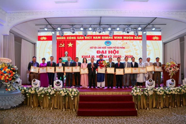 Thành công Đại hội Hiệp hội Làng nghề thành phố Hải Phòng mở ra kỳ vọng lớn lao