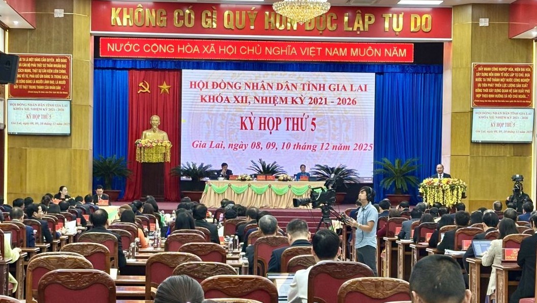 Kỳ họp cuối năm HĐND tỉnh Gia Lai khóa XII mang ý nghĩa chiến lược cho năm bản lề 2026 Kỳ họp cuối năm HĐND tỉnh Gia Lai khóa XII mang ý nghĩa chiến lược cho năm bản lề 2026