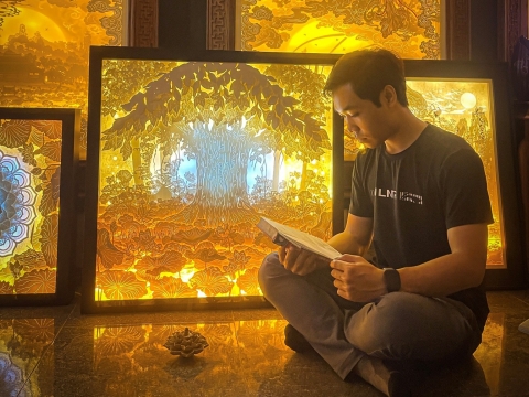 Nghệ thuật thủ công Việt Nam sống động cùng FOXDESIGN – Liên Hoa Vạn Phúc