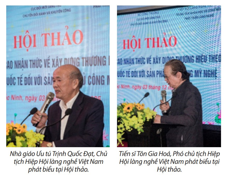 Hiệp hội Làng nghề Việt Nam tổ chức Hội thảo Tư vấn nâng cao nhận thức về xây dựng thương hiệu sản phẩm thủ công mỹ nghệ Hiệp hội Làng nghề Việt Nam tổ chức Hội thảo Tư vấn nâng cao nhận thức về xây dựng thương hiệu sản phẩm thủ công mỹ nghệ