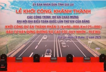 Gia Lai đồng loạt khởi công, khánh thành nhiều công trình trọng điểm chào mừng Đại hội XIV của Đảng Gia Lai đồng loạt khởi công, khánh thành nhiều công trình trọng điểm chào mừng Đại hội XIV của Đảng