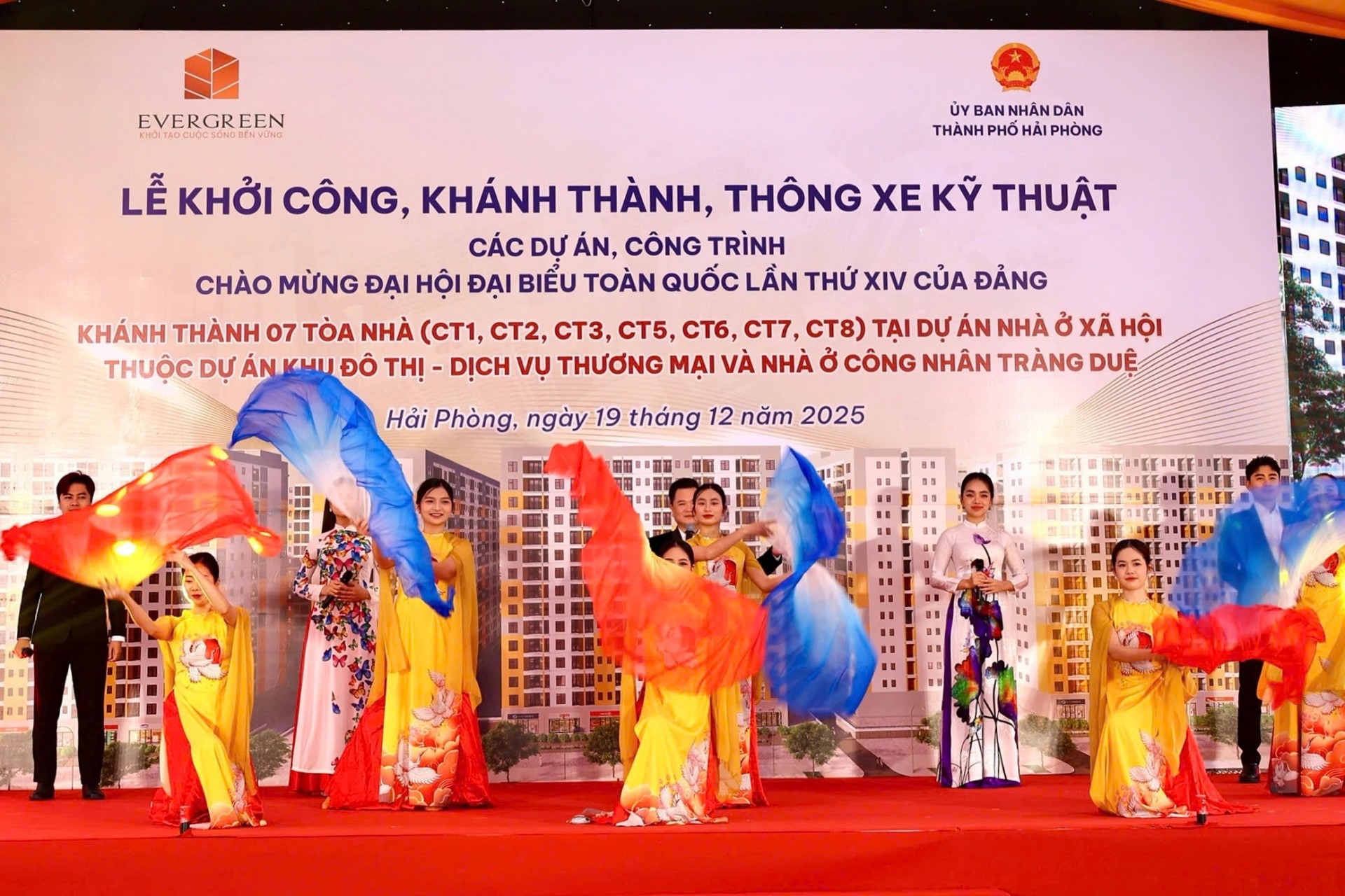 Hải Phòng đồng loạt khởi công, khánh thành 13 công trình chào mừng Đại hội đại biểu toàn quốc lần thứ XIV