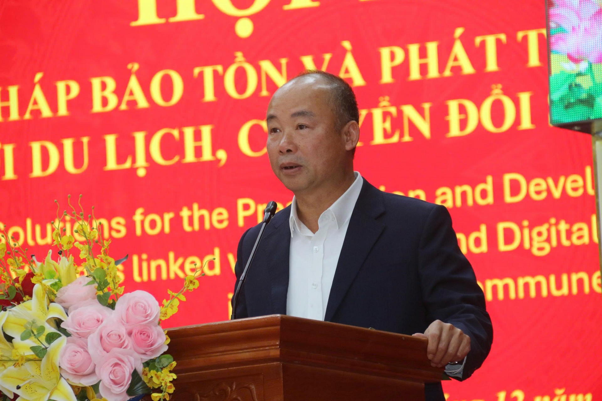 Phó Giám đốc Sở Nông nghiệp & Môi trường Hà Nội Nguyễn Đình Hoa phát biểu tại hội thảo