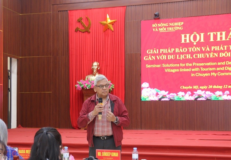 Ông Sundeep Kumar – Phó Chủ tịch Hội đồng Thủ công Thế giới khu vực châu Á – Thái Bình Dương 