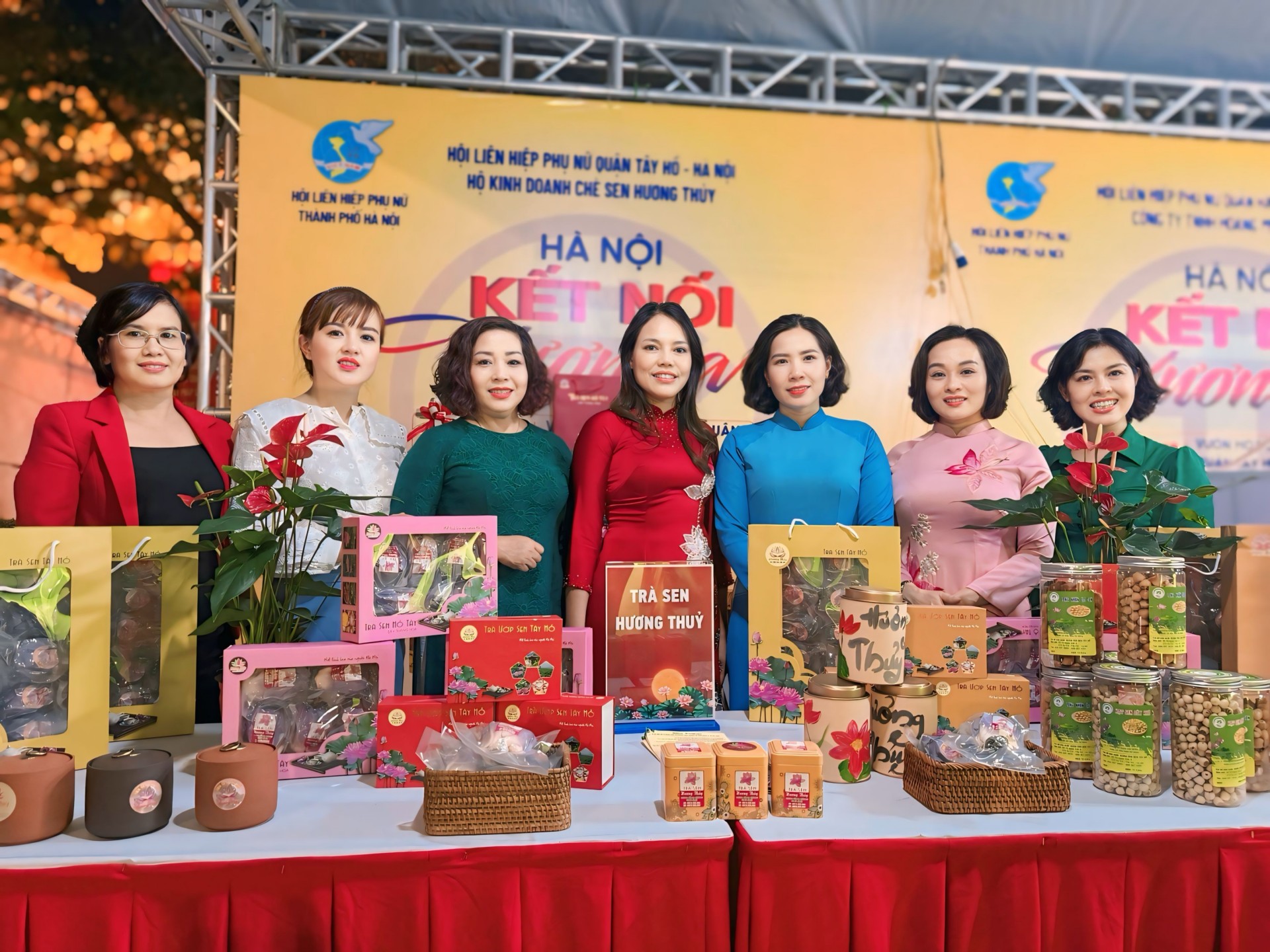 Sản phẩm có mặt tại các hội chợ xúc tiến thương maij