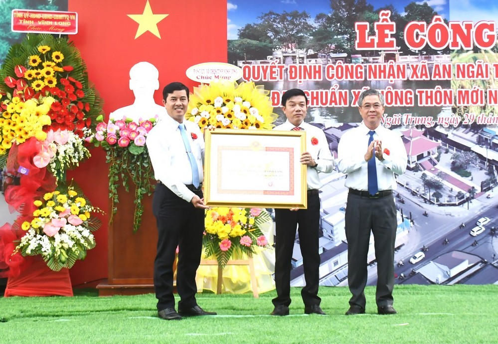 An Ngãi Trung được công nhận đạt chuẩn nông thôn mới nâng cao An Ngãi Trung được công nhận đạt chuẩn nông thôn mới nâng cao