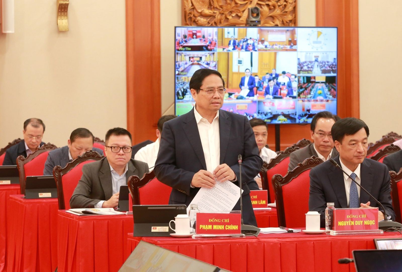 Thủ tướng Chính phủ Phạm Minh Chính phát biểu tại Hội nghị.