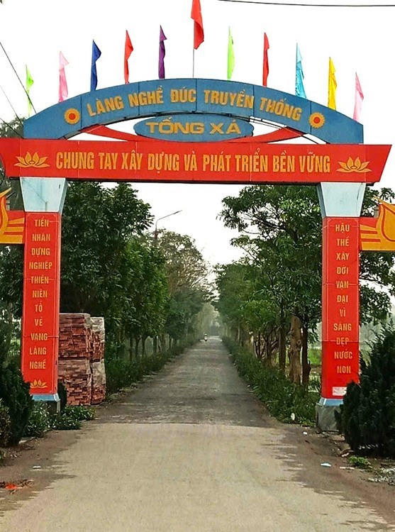 Một làng nghề truyền thống tại Ninh Bình (Ảnh: Đinh Khương)