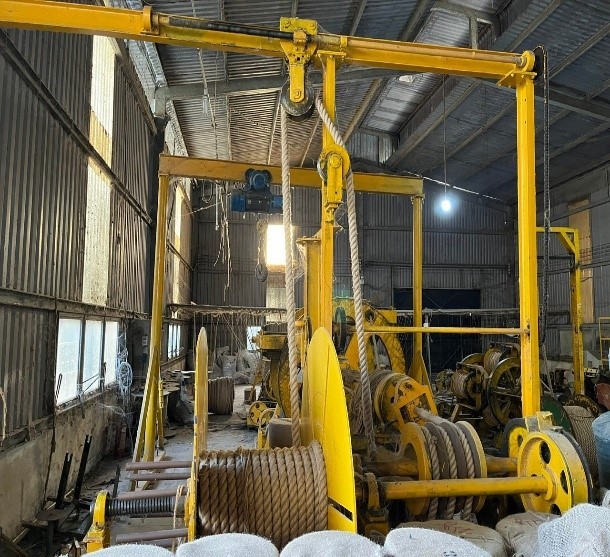 Ứng dụng máy se sợi hiện đại trong sản xuất dây thừng đay