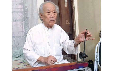 nnnd ngo van dam va tinh yeu tron doi voi am nhac dan gian