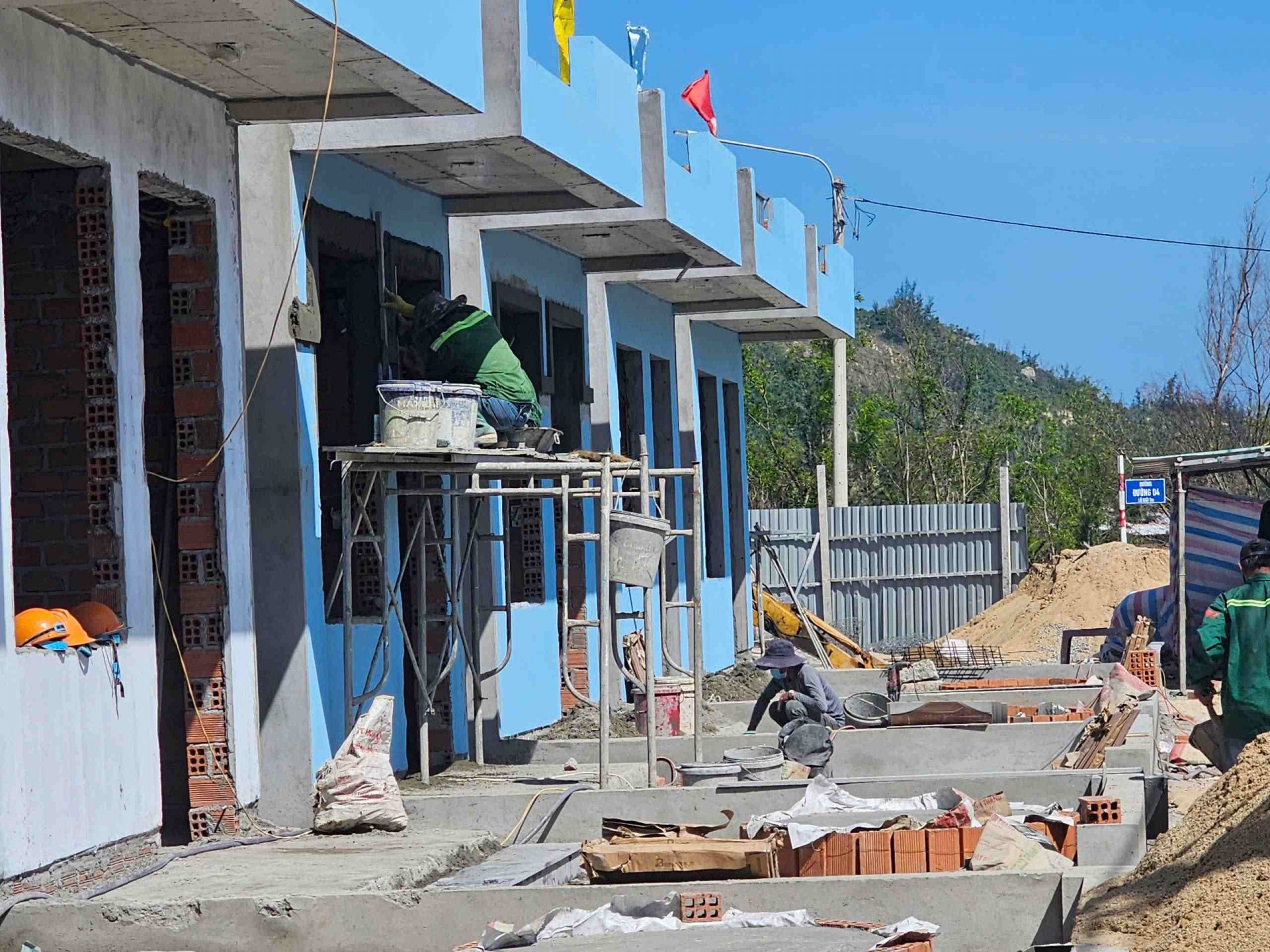 Gia Lai: Khu tái định cư An Quang Đông gấp rút hoàn thành đón người dân ăn Tết