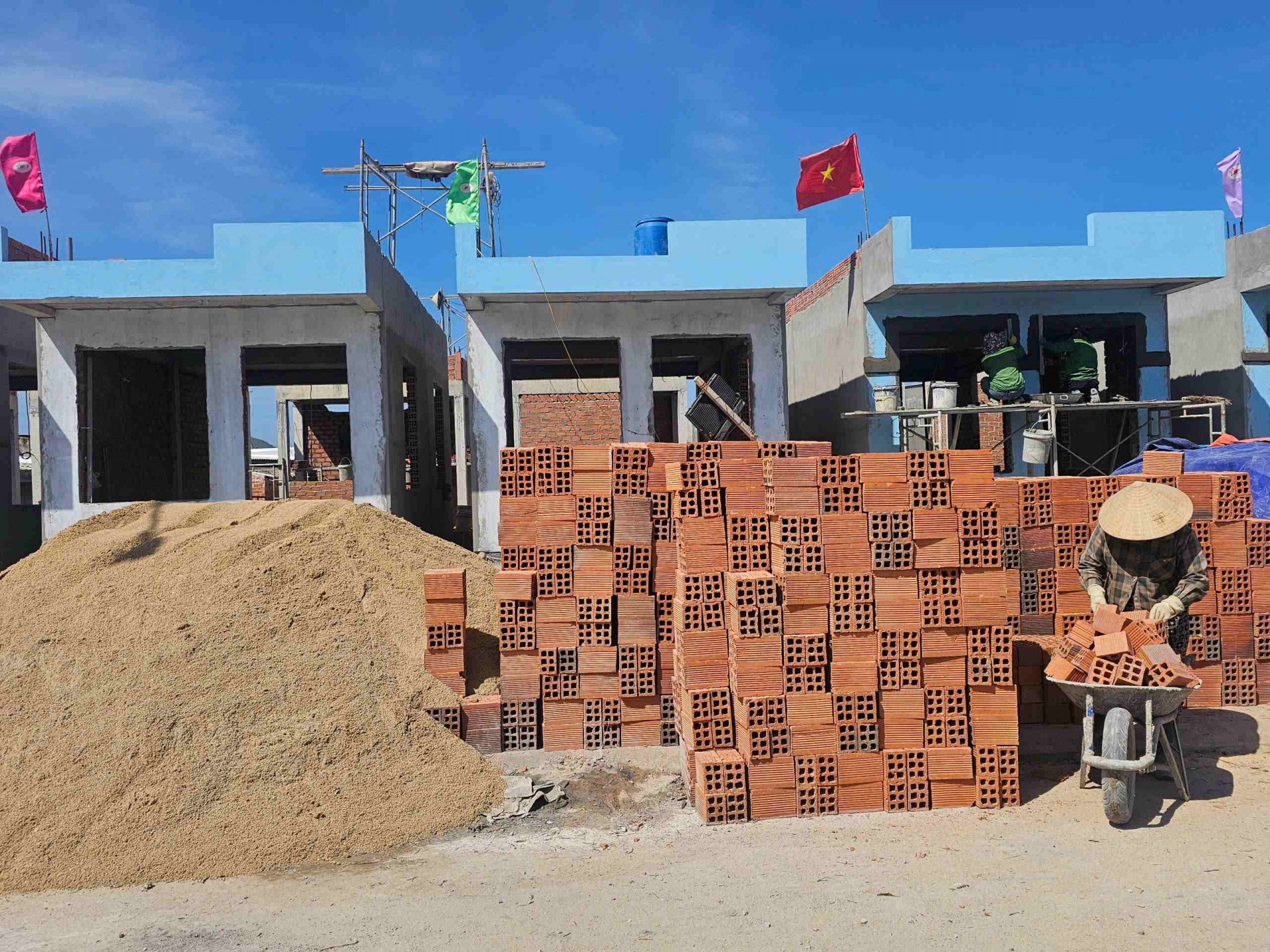 Gia Lai: Khu tái định cư An Quang Đông gấp rút hoàn thành đón người dân ăn Tết