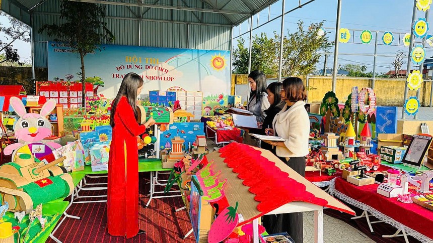 Trường mầm non Hoa Lộc: Xây dựng trường học hạnh phúc - Lấy trẻ làm trung tâm trong mỗi hoạt động giáo dục